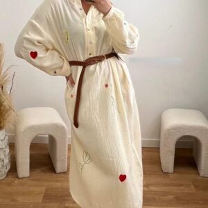 Cheese cloth love hearts/Moon dress