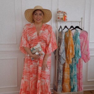 Sienna V Neck maxi Dress