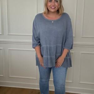 Linen smock top