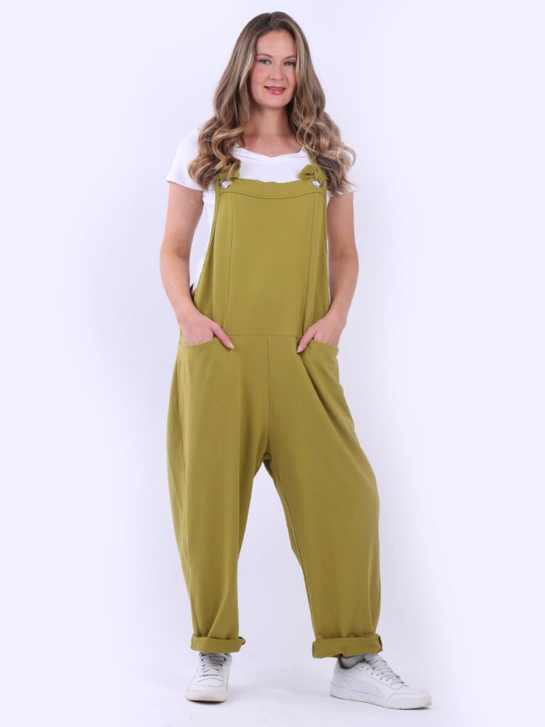Olive dungarees