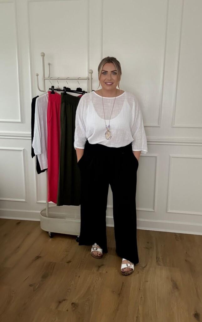 Lola deep waist trousers